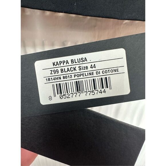 NWT Pinko - Italian Designer - The Kappa Puff Sleeve Blouse - Picture 8 of 16